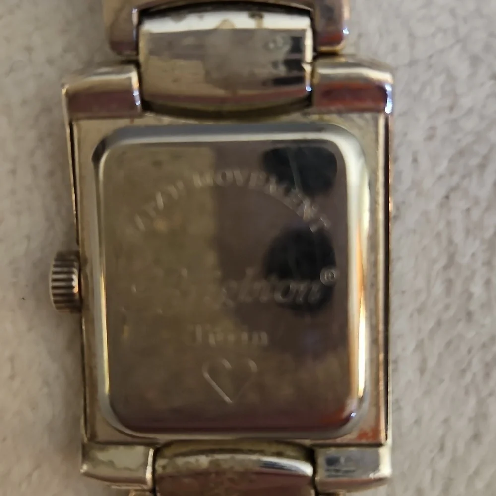 Vtg BRIGHTON 1990s Turin Silver and Gold Two-Tone Watch